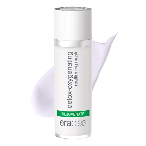 eraclea Detox-Oxygenating Reaffirming Mask, Resurfacing Mask with Oxygenating Plant Stem Cells and Hyaluronic Acid to Restore Radiance and Visibly Reduce Signs of Aging (1 fl oz)