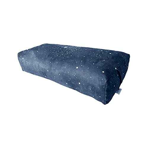 YOGA DESIGN LAB | The Yoga Bolster | Comfortable, Supportive Eco-Friendly Luxury Yoga Cushion | Recycled Plastic Bottle Microfiber | Natural Cotton, Foam Filling (Celestial)