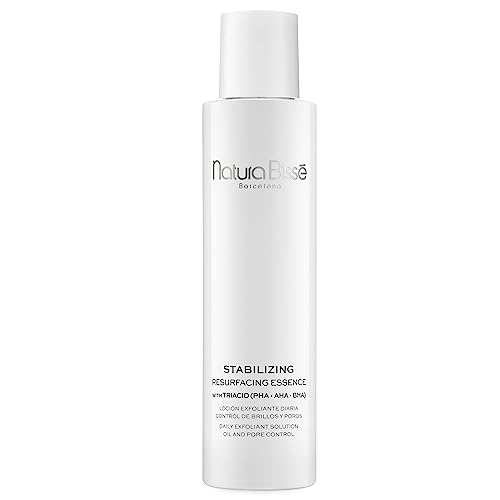 Natura Biss? Stabilizing Resurfacing Essence, PHA, AHA, BHA Daily Exfoliant Solution, Balances, Hydrates & Mattifies, For Normal, oily & acne-prone Skin, 3.5 Oz