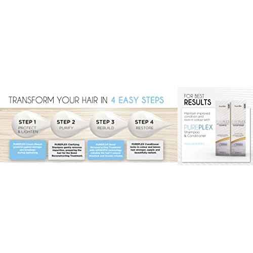 Knight & Wilson PurePlex Cream Hair Bleach. Powder Free. Bond Reconstructing. Up to 8 of Lift, Protects & Repairs during Lightening. Complete bleaching kit with tint bowl and brush. Ammonia Free.
