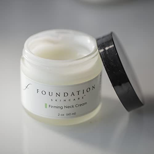 Foundation Skincare Firming Neck Cream - Firms, Strengthens, & Hydrates Crepey Skin for a More Youthful-Looking Neck & D?colletage - with Peptides & Natural Moisturizing Agents - 2 Oz