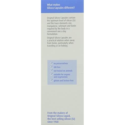 Hubner Silicea for Hair Skin and Nails - Pack of 60 Capsules