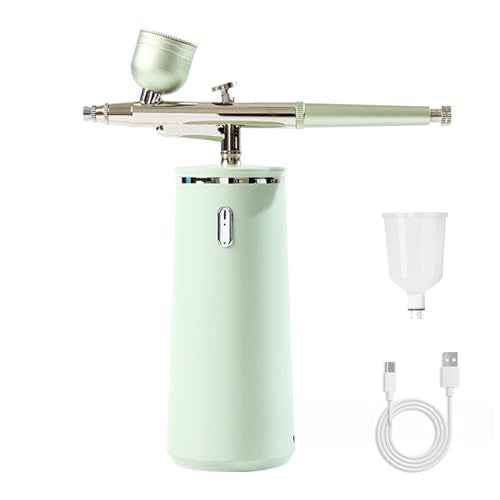 Facial Oxygen Spray Machine - High Pressure Nano Facial Steamer with 0.3mm Nozzle - Rechargeable Portable Nano Mist Injector Sprayer for Deep Moisturizing Face Skincare