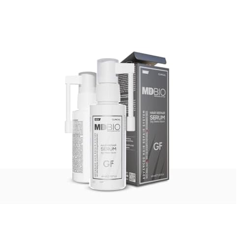 MD PLUS BIO Hair Repair Serum - Thicker, Fuller, Hair Loss and Thinning Treatment Serum - Women and Men Hair Care Products Spray - All Hair Types - 2.02 Fl oz (60 ml)