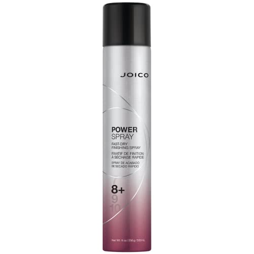 Joico Power Spray Fast-Dry Finishing Spray | For Most Hair Types | Protect Against Heat & Humidity | Protect Against Pollution & Harmful UV | Paraben & Sulfate Free | 72 Hour Hold