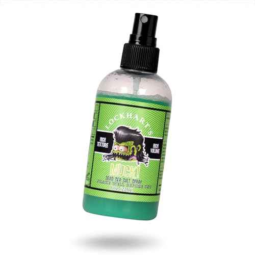 Lockhart's Handcrafted MUCK - Dead Sea Salt Hair Styling Spray For Men - With DHT Shield - Medium Hold - Matte Finish (8.0oz.)