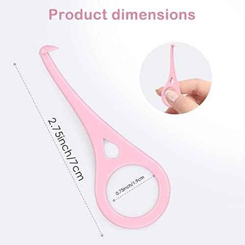 ARGOMAX - Aligner Removal Tool, 50 Invisible Braces Removal Tools, Retainer Remover Tool, Suitable for Removing Braces, Trays, Retainers, Dentures and Aligners(Pink).