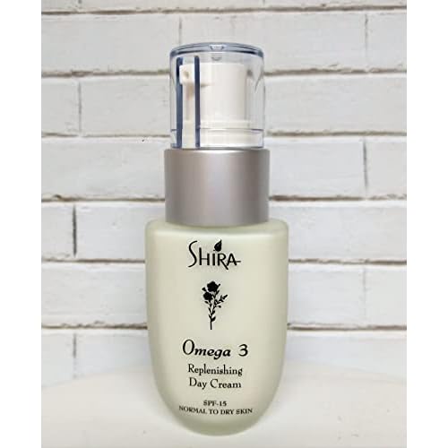 Shira Omega 3 Replenishing Day Cream 2oz ? Anti-Aging Face Moisturizer for Normal to Dry Skin ? Hydrating Day Cream Helps Reduce Fine Lines, Wrinkles, and Prevent Sun Damage ? Nourishing Skincare