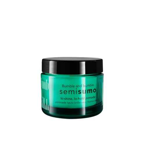 Bumble and bumble. Semisumo Hi-Shine Hair Pomade | Anti Frizz | Subtle Hold, Hi-shine Finish | Curly, Wavy, Straight, 1.5 Ounce