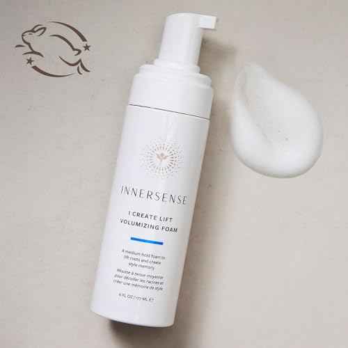 INNERSENSE Organic Beauty - Natural I Create Lift Volumizing Foam | Non-Toxic, Cruelty-Free, Clean Haircare (NEW Packaging, 6 fl oz | 177 ml)