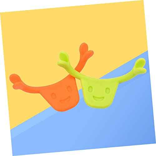 FRCOLOR 2pcs Smile Trainer Silicone Mouth Stretching Lifting Tool for Facial Muscles Edible Silicone Smile Brace for Daily Use