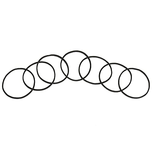Tattoo Rubber Bands,300PCS Black Rubber Loop Elastic Professional Silicone Rubber Tattoo Accessories for Tattoo Coil Machine Gun Tubes Needles Tip Supply (black)