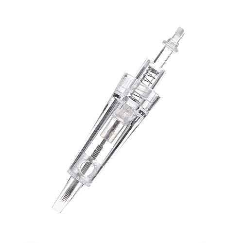 50pcs Permanent Makeup Cartridge Needles Disposable Permanent Makeup Tattoo Needles for Cordless Tattoo Machine for Ombre Powder Brows Microblading (5FP)