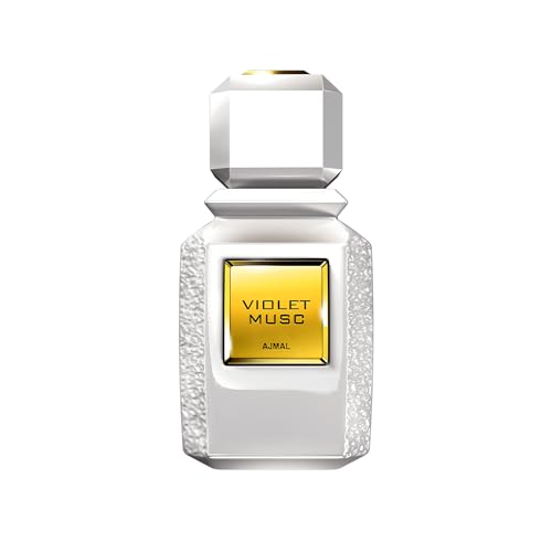 Ajmal Violet Musc Eau De Parfum 3.4 Oz / 100 ML Perfume For Men & Women | Long Lasting Musky Franrance - Made In Dubai