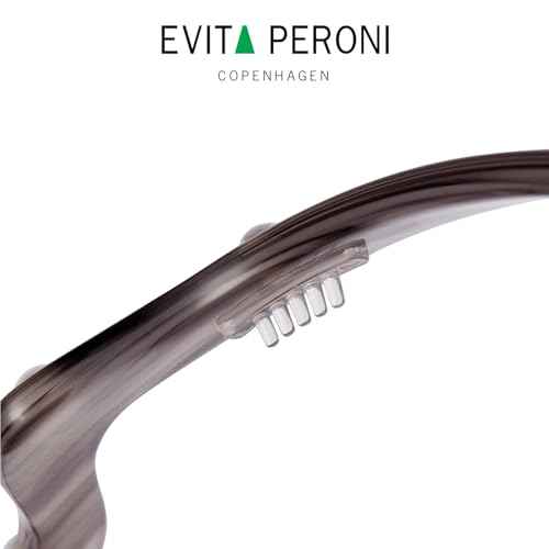 EVITA PERONI Headbands for Women Thin Hairband with Pearl Fashionable Womem Headband Acetate Material Flowing Rhythmic Headband - Light Dazzling Gold