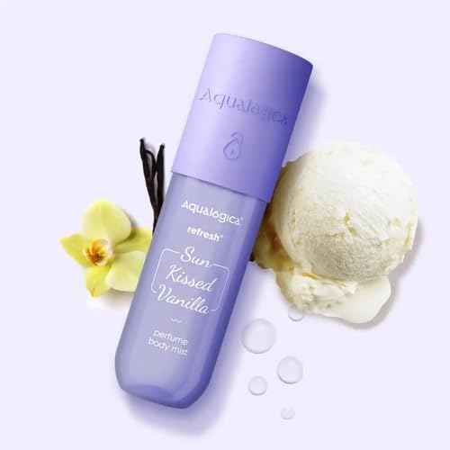 Aqualogica Vanilla Perfume Body Mist | Sweet & Warm Long-Lasting Fragrance with Zemea & Hyaluronic Acid | Refreshing & Lightweight Mist for Women 5.07 Fl Oz/150 ml
