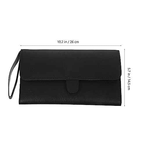 Hair scissor storage organizer Scissors Bag Barber Leather Pouch Case Foldable Hairdressing Tool Holder Bag for Scissors Shear Hair scissor container Comb leather barber scissors case
