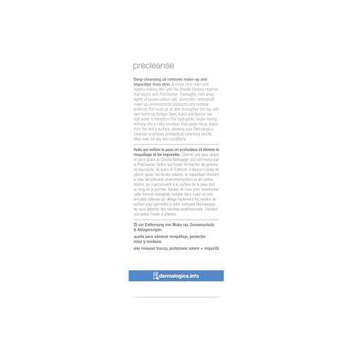 Dermalogica Precleanse Oil Cleanser, Makeup Remover for Face - Cleanse Pore and Melts Makeup, Oils, Sunscreen and Environmental Pollutants