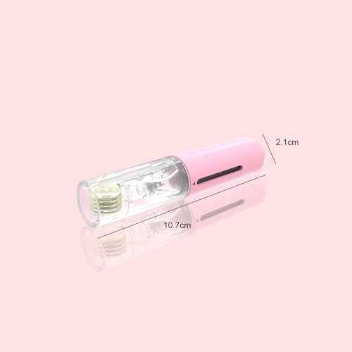 Infusion Derma Roller for Face Scalp Lips At-Home Use | 2-in-1 Titanium Micro-Needles | Compact 0.25mm Microneedling Skin Beauty Tool