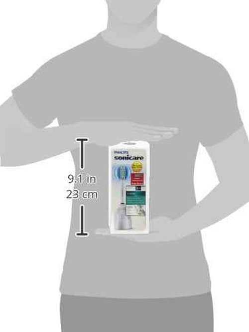 Philips Sonicare Genuine E-Series Replacement Toothbrush Heads, 3 Brush Heads, White, HX7023/64