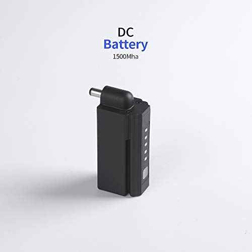 Hawink Wireless Mini Tattoo Battery Dedicated 3.7V Lithium Battery 1600mAh, 3 Hours Continuous Power Supply P199-DC