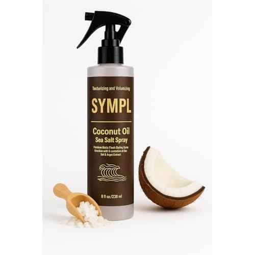 SYMPL Sea Salt Spray Coconut Oil Beach Wave Sea Salt Mist Spray - Light Mist Gives Hair Soft Beachy Waves Without Stiffness | Creates Volume | Long Lasting finish