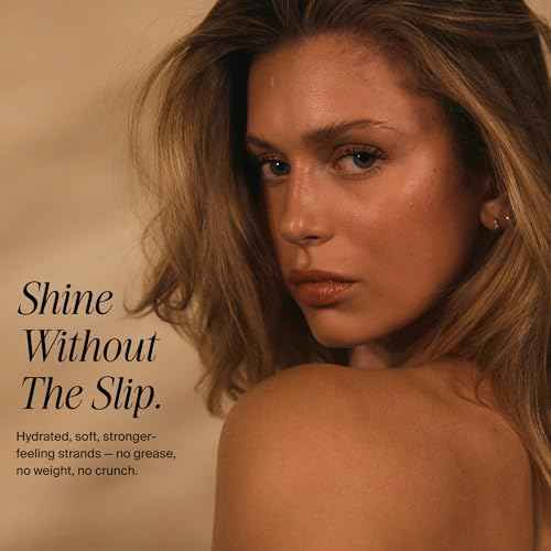 Hair Elixir Serum - Smooth Frizz-Free Hair Instantly - 80ml Heat Protectant - Daily Styling & Overnight Treatment - Lightweight Formula with Hibiscus & Meadowfoam Extracts