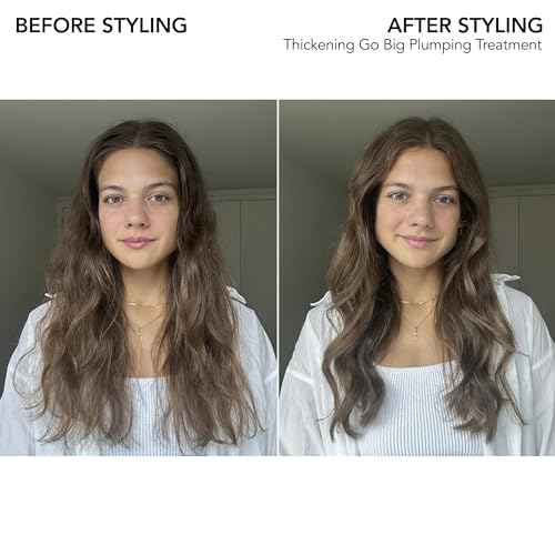 Bumble and bumble. Thickening Go Big Plumping Hair Treatment Spray | Heat Protection | Softening + Defining | Straight to Wavy, 8.5 Fl Oz