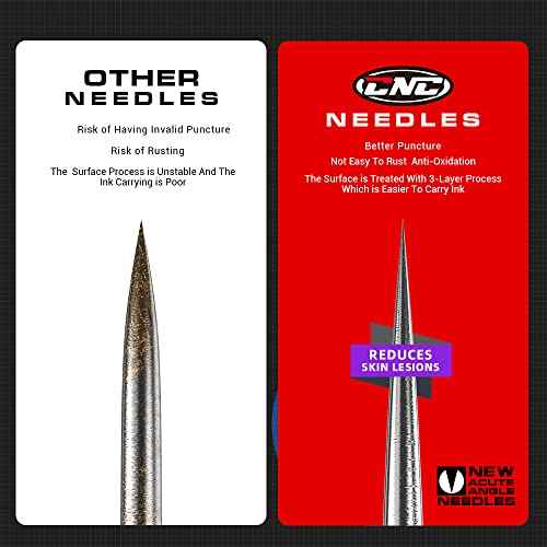 CNC 3RL Tattoo Needles Cartridge 20Pcs #10 Bugpin Disposable Needles Round Liner with Membrane EN04-20-1003RL