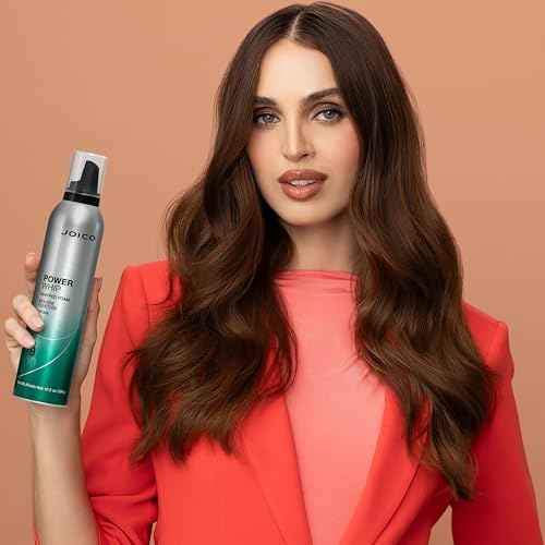 Joico Power Whip Whipped Foam | For Most Hair Types | Add Volume & Body | Thermal Heat, Humidity, & Pollution Protection | Boost Shine | Control Frizz & Flyaways | Silicone & Paraben Free