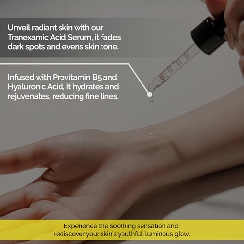 3% Tranexamic Acid Serum with Provitamin B5/Hyaluronic Acid ? Soothing Hydrating & Radiant Skin Formula - 30ml