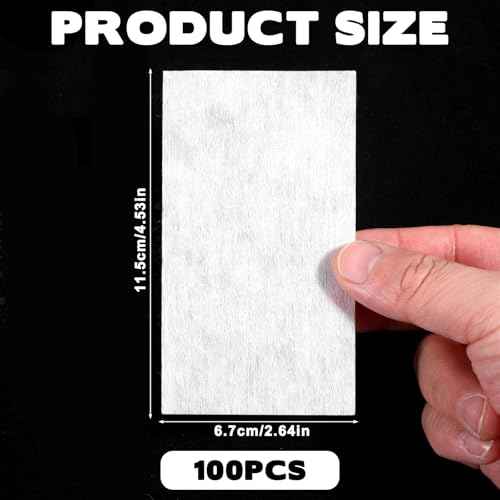 100 Sheets Perm Papers for Hair, Disposable Salon Perm Paper, Heat Resistant Wood Pulp Paper, Size 4.5 X 2.6 Inch, For Hot Cold Hair Curling Styling