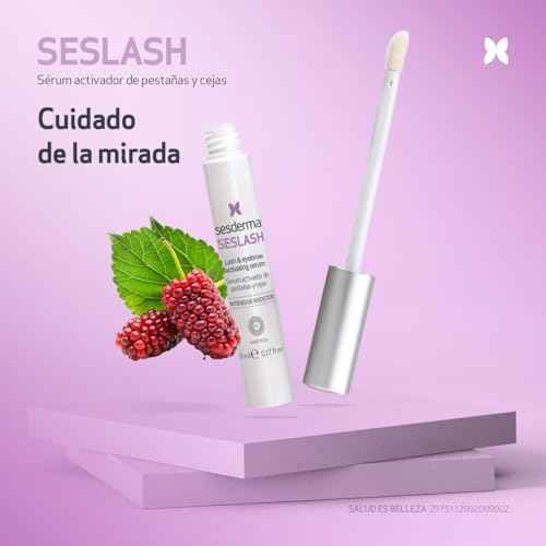 Sesderma SESLASH Eyelash & Brow Enhancing Serum, Transform Your Lashes with This Effective Eyelash Serum & Brow Serum for Beautiful Lashes & Defined Brows, 0.17 fl oz
