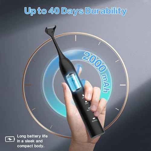 Voraiya Electric Flosser for Teeth Electric Flosser Dental Floss 3 Modes + 50 Replacement Heads Rechargable Ultrasonic Power Flossing for Teeth Adults & Kids