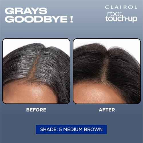 Clairol Root Touch-Up by Nice'n Easy Permanent Hair Dye, 4R Dark Auburn/Reddish Brown Hair Color, Pack of 2