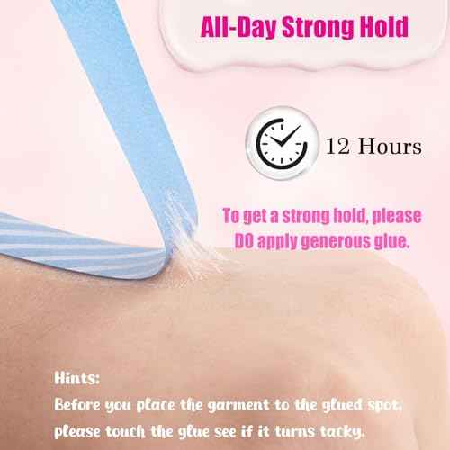 Body Adhesive Roll-On for Skin & Clothing 2.54 Oz-Sweat Resistant, Water Wash Off- Fashion Adhesive for Dancers, Socks, Stockings, Leotards, Bras, Wigs, Costumes