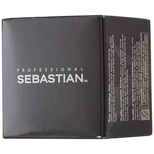 Sebastian Professional Craft Clay with Matte Finish | Remoldable Texturizing Hair Styling Clay for Natural Hold | 1.7 oz