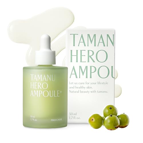 PINKWONDER Tamanu Hero Ampoule? 1.69oz (50ml), 50,000ppm Tamanu Oil for Soothing