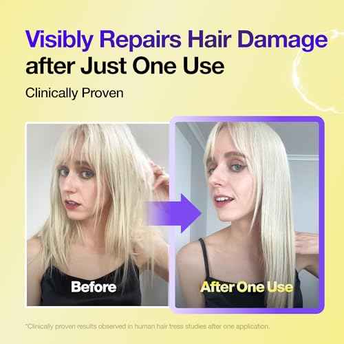 FROMLABS Protein Capsule Hair Repair Treatment, 3-Minute Keratin Hair Mask & Deep Conditioner for Damaged, Repair & Strengthen, Instant Detangling, Anti-Frizz, Low-pH, Fine-Hair Safe, 6.76 fl oz