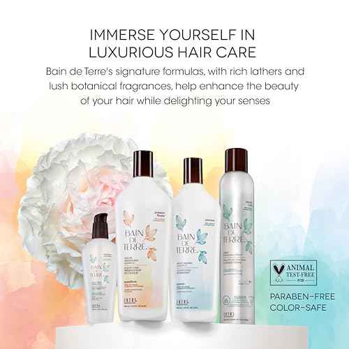 Bain de Terre Recovery Complex Anti-Frizz Shine Serum, Silky Shine & Frizz Control with Argan & Monoi Oils, Paraben-Free, Alcohol-Free, Color-Safe, Vegan