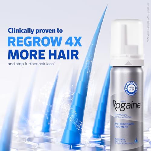 Men¡¯s Rogaine 5% Minoxidil Topical Foam, One Month Supply