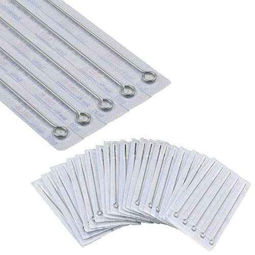 Tattoo Needles Set - Autdor 200PCS Mixed Tattoo Needles 3RL,5RL,7RL,9RL,3RS,5RS,7RS,9RS,5M1,7M1 Disposable Sterile Tattoo Gun Needles Assorted Liners,Shaders and Magnum (Mixed-RL/RS/M1-200pcs)