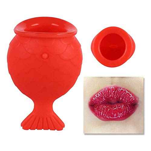 Silicone Lip Plumper,Lips Enhancer Plumper Device,Eco-Friendly Reusable Silicone Lip Plumping Device Enhancer,Lip Filler, Quick Lip Trainer for Women Girls