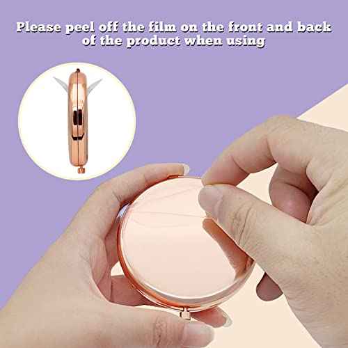 Happy Birthday Gift for Women Girls, Folding Travel Mirror Compact Mirror for Her, Birthday Gift Ideas for Friends, Mom, Daughter, Sister, Coworkers, Grandma, Aunt, Wife, Best Birthday Present for Her