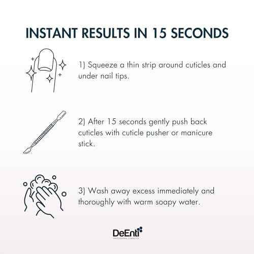 Instant Cuticle Remover Gel, Professional Cuticle Softener with Instant 15-Second Removal, 8oz Bottle for Hand, Foot & Nail Care, Salon Quality Manicure & Pedicure Supplies