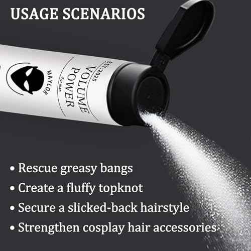 Texture Powder for Men - Volumizing & Texturizing Styling Powder - Matte Finish for Thicker Looking Hair, Lightweight Fluffy Formula (01)