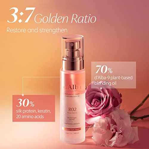 d'alba Piedmont Italian White Truffle Professional Repairing Hair Perfume Serum Fragrance (3.38 fl oz)