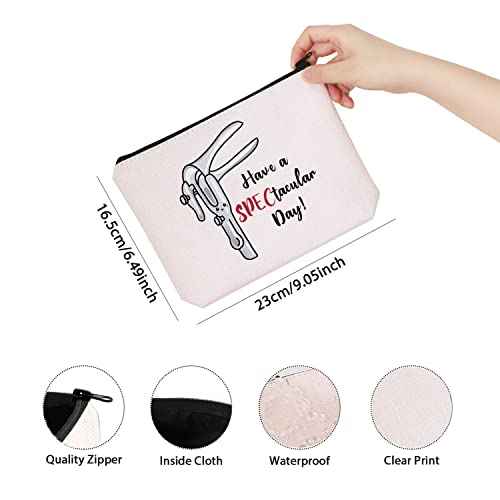 TSOTMO Delivery Nurse Gift OBGYN Cosmetic Bag Nurse Doctor Zipper Pouch Bag Midwife Gift Doula Thank You Gift Women Gifts For Doctor (SPECtacular)