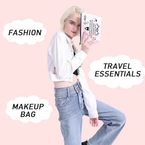JYTAPP Makeup Bag Board Planchette Canvas Cosmetic Bag Spirit Board Art Zipper Pouch Spirit Board Witchcraft Occult Gift (beige 2)