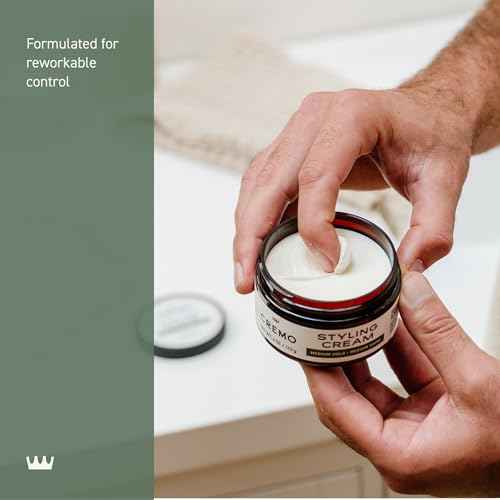 Cremo Hair Styling Premium Barber Grade, Hair Cream and Hair Products For Men, 4 Oz